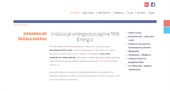 Desktop Screenshot of mirenergia.pl